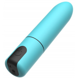 MyPlayToys Mini Vibro Happy Bleu